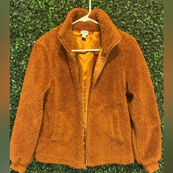 JCREW FUNNEL NECK SHERPA JACKET - Picture 4 of 12